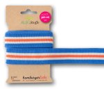 Bio Stripe Me - College Col. 53 - bluette/meringa/luce rosso - Life Loves You - Hamburger Liebe